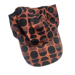 Hadiya Williams Target Black History Month Satin Lined Baseball Hat Orange Black